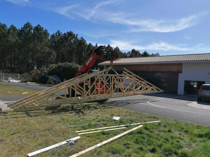 Charpente traditionnelle Landes